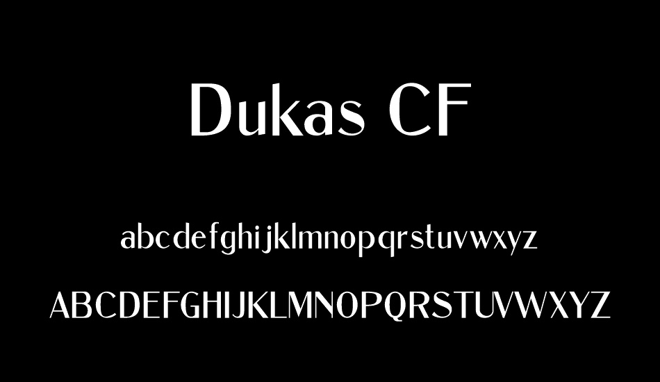 dukas-cf-regular font