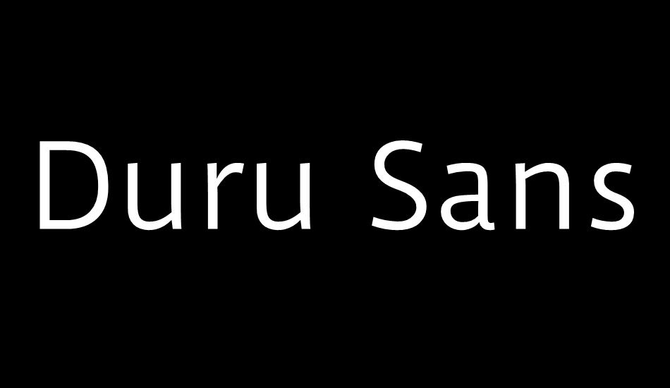 duru-sans font big