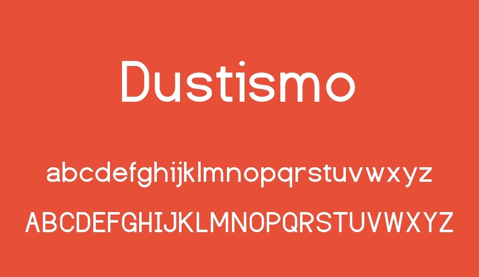dustismo font