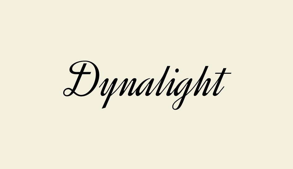 dynalight font big