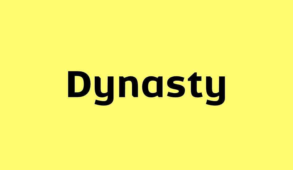 dynasty font big