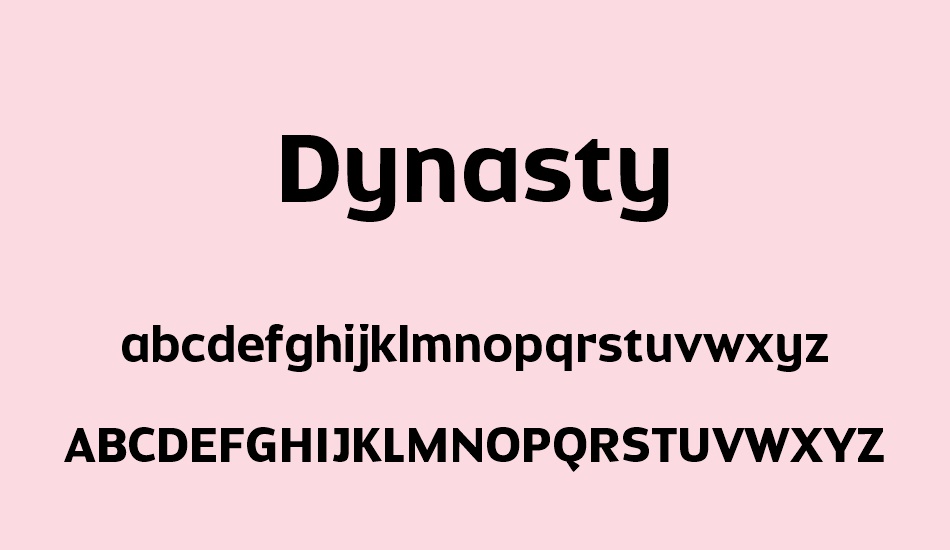 dynasty font