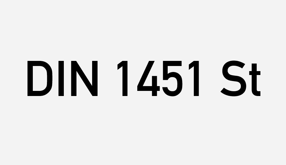 dın-1451-std font big