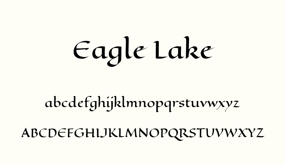 eagle-lake font