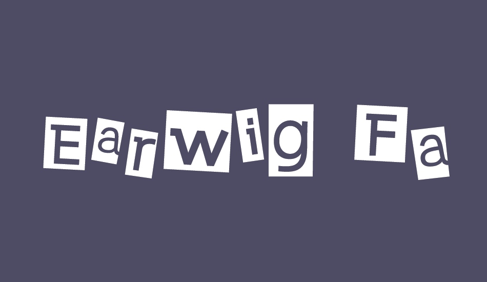 earwig-factory font big