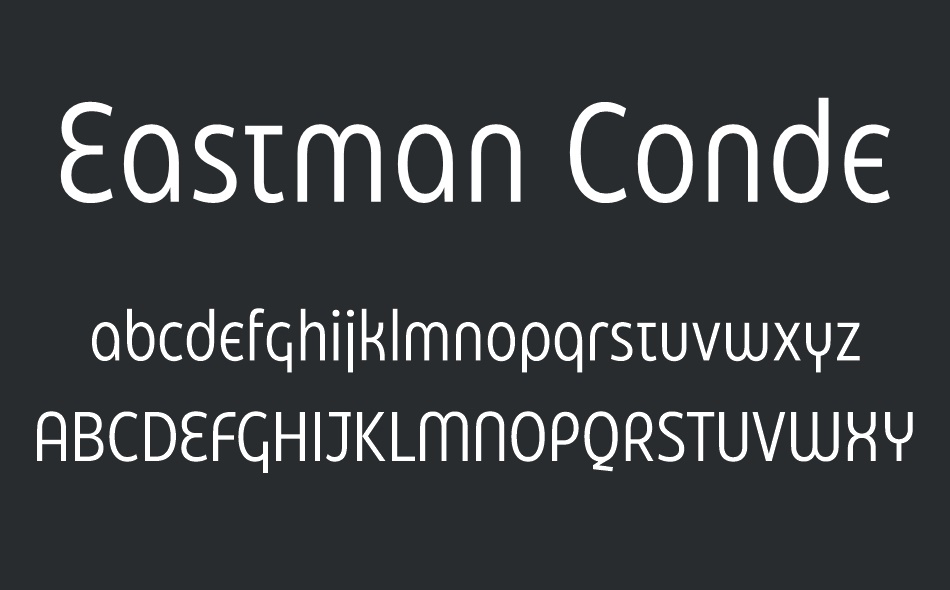 Eastman Condensed Alt font