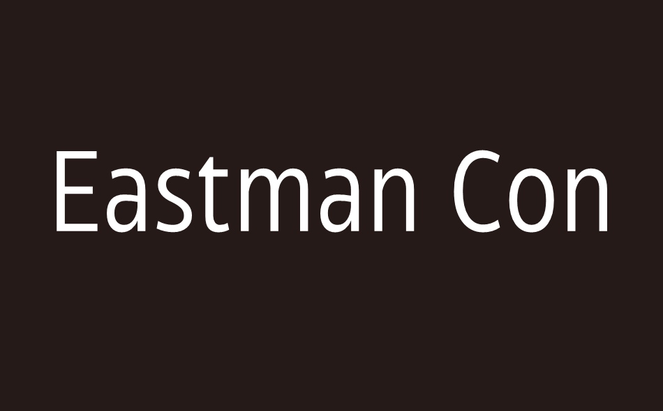 Eastman Condensed font big
