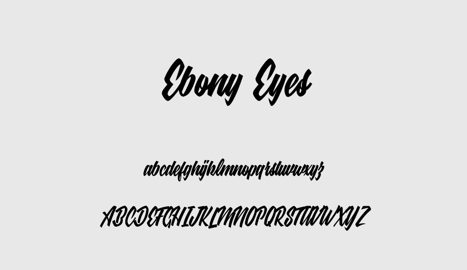 ebony-eyes-personal-use font