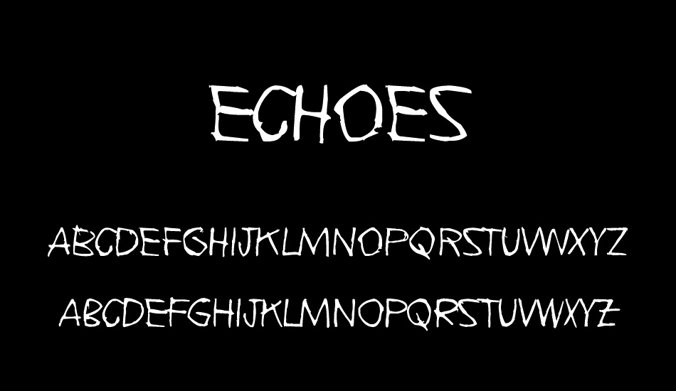 echoes font