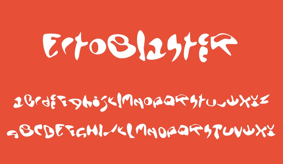 ectoblaster font