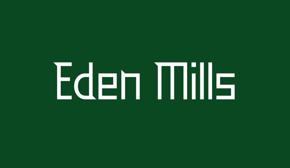 eden-mills font big