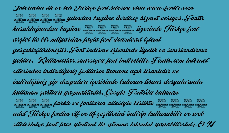 ederson-personal-use-only font 1