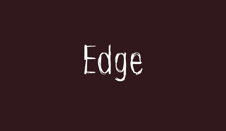 edge font big