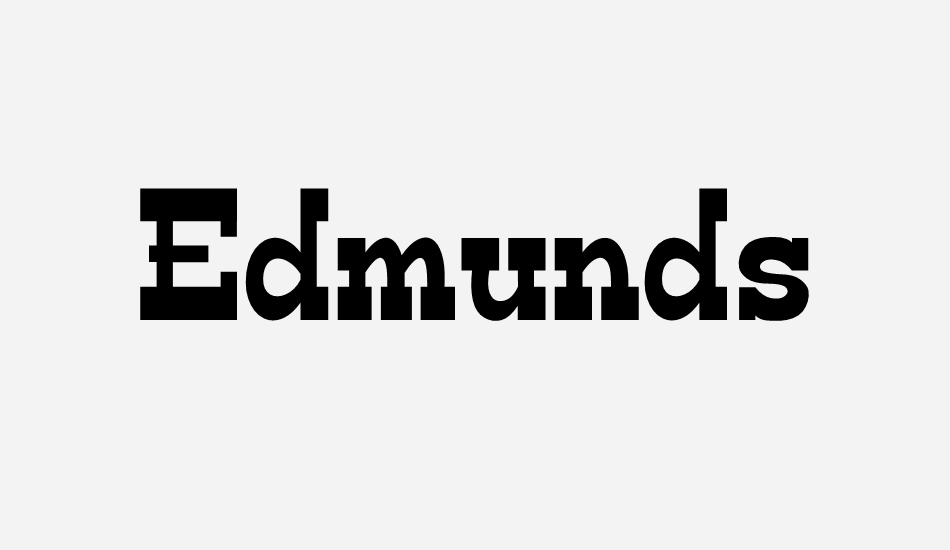 edmunds font big