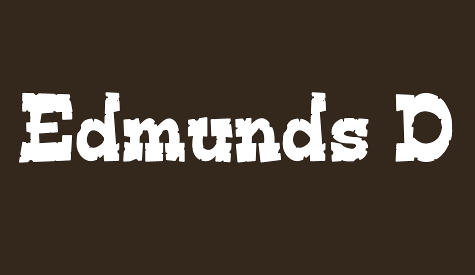 edmunds-distressed font big