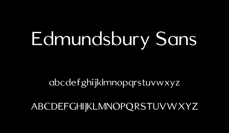 edmundsbury-sans-regular font