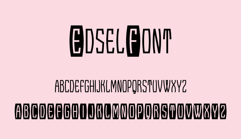 edselfont font