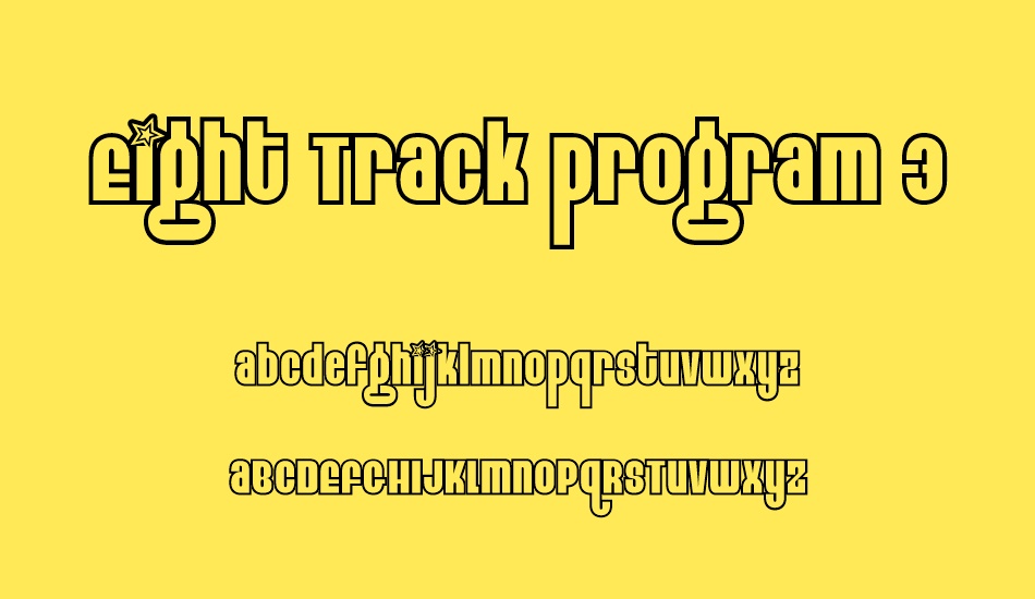 eight-track-program-3 font
