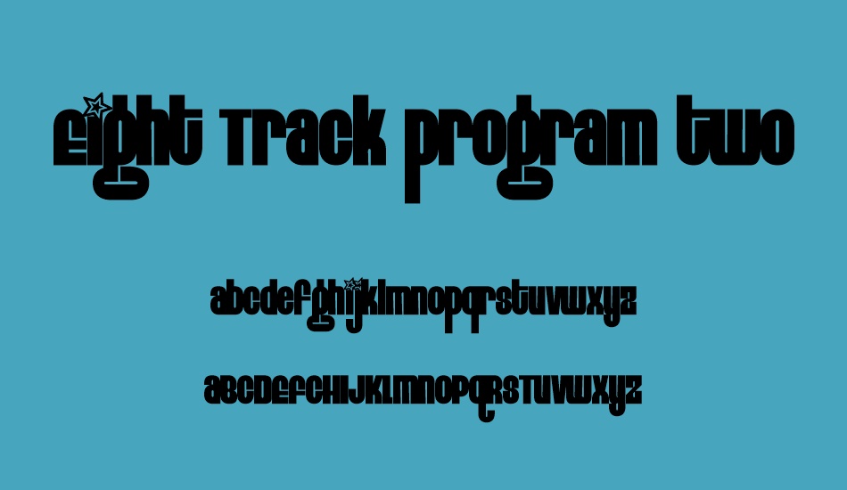 eight-track-program-two font