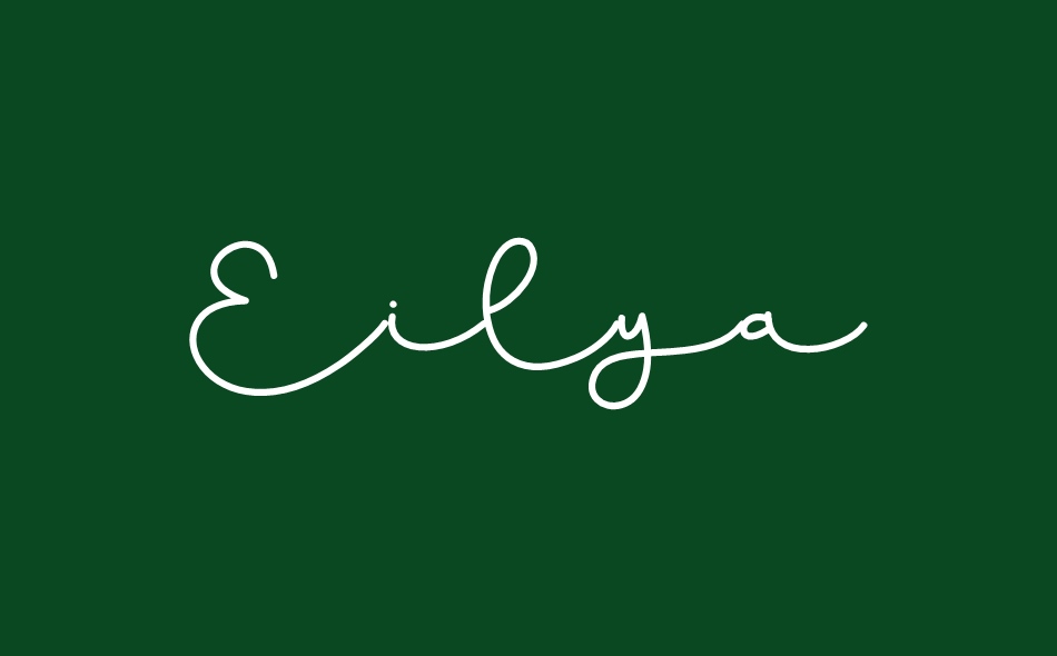 Eilya font big