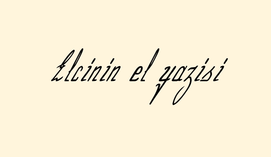 elcinin-el-yazisi font big