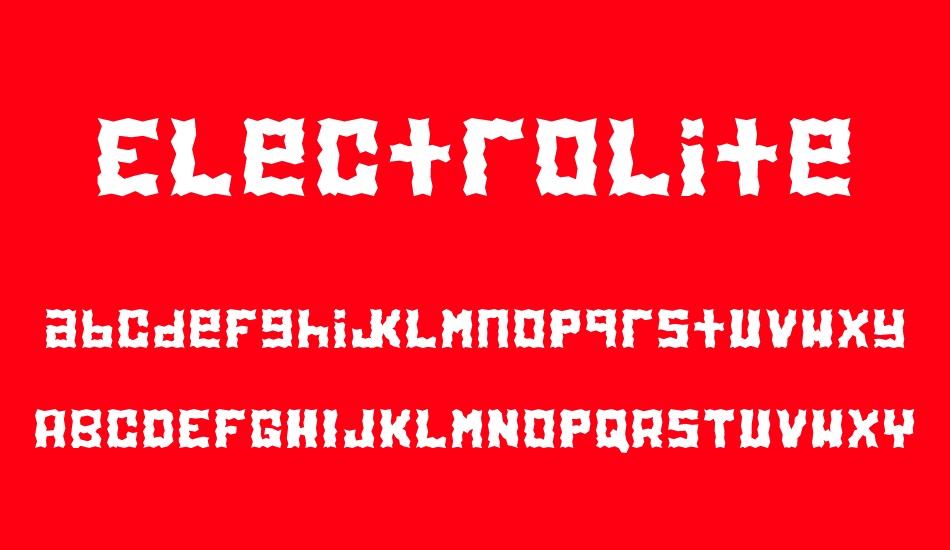 electrolite font