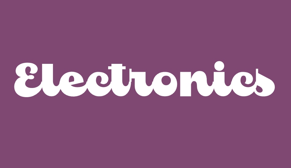 electronics-personal-use font big