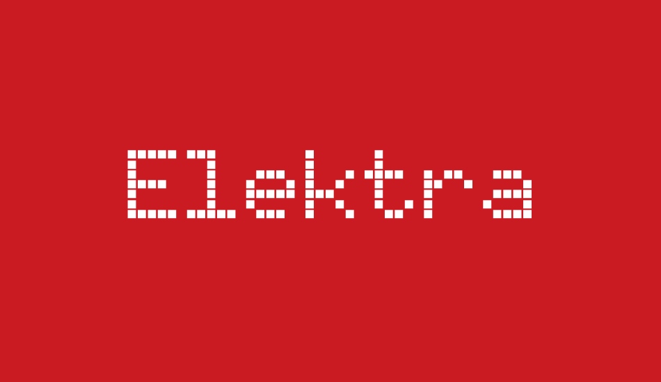 elektra font big