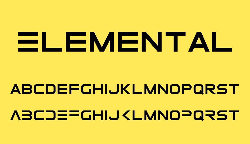elemental-end font