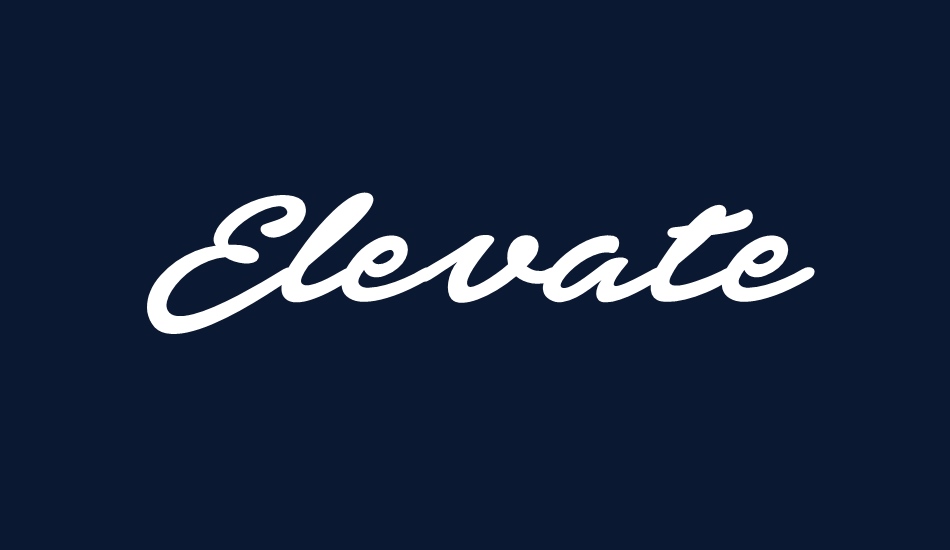elevate-personal-use-only font big