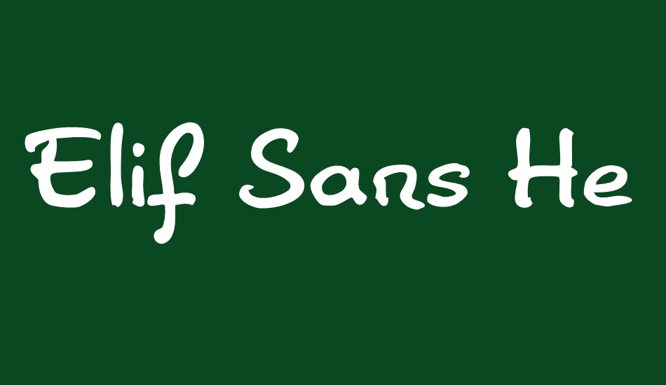 elif-sans-herif font big