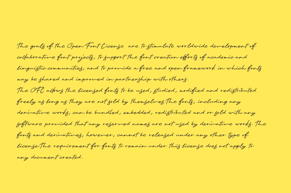 Ellie Script font 1