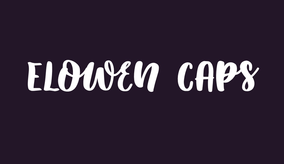 elowen-caps font big