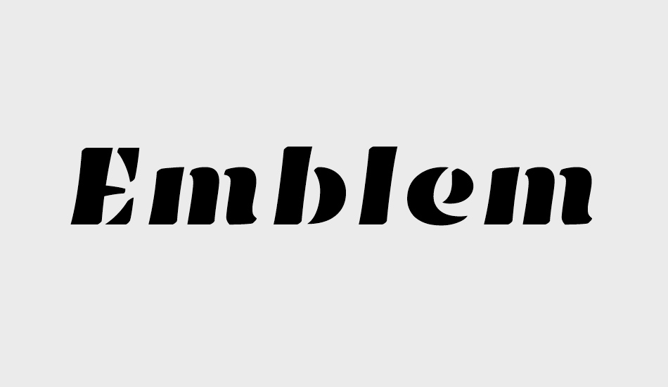 emblema-one font big