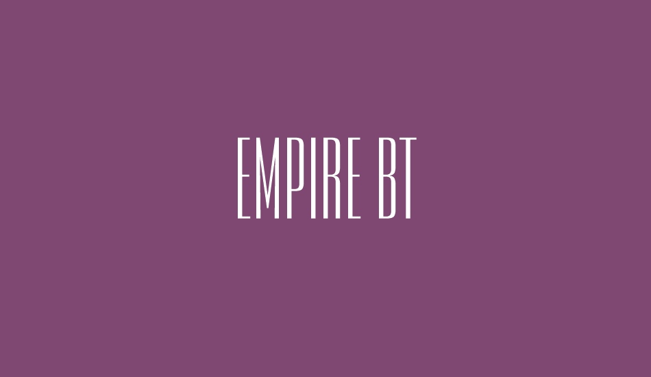 empire-bt font big
