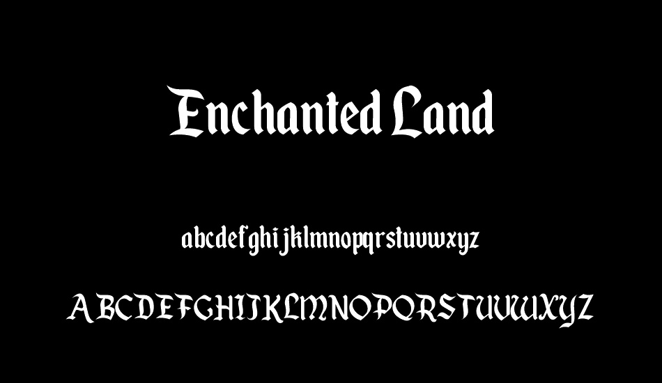 enchanted-land font