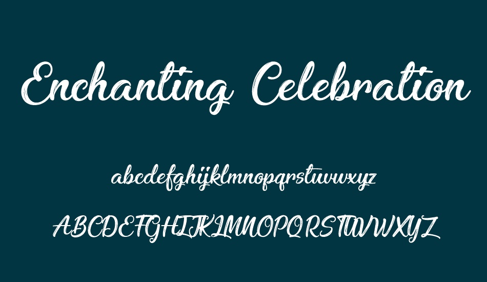 enchanting-celebrations font