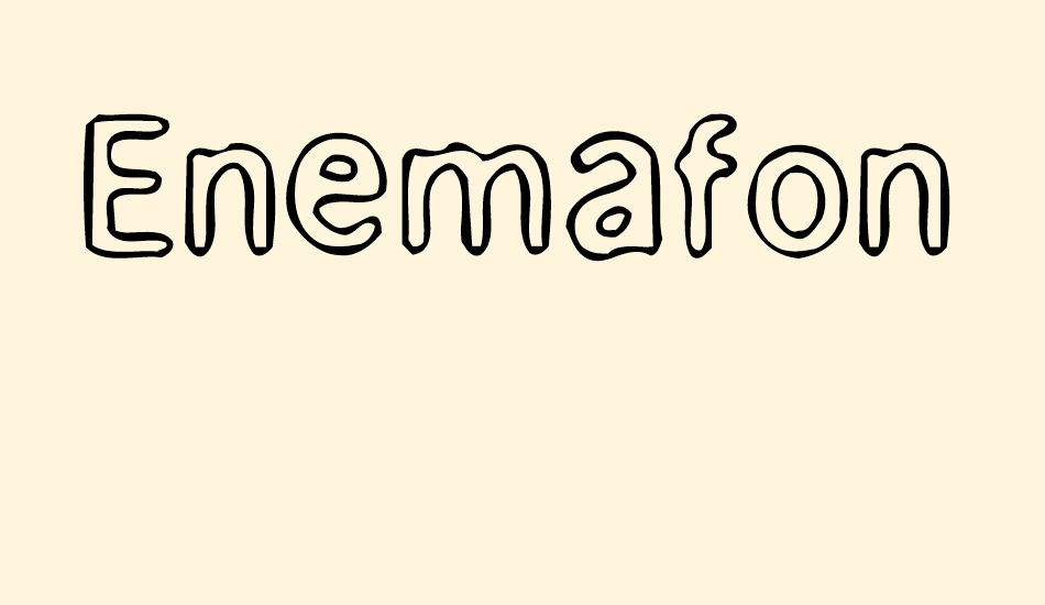 enemafont font big