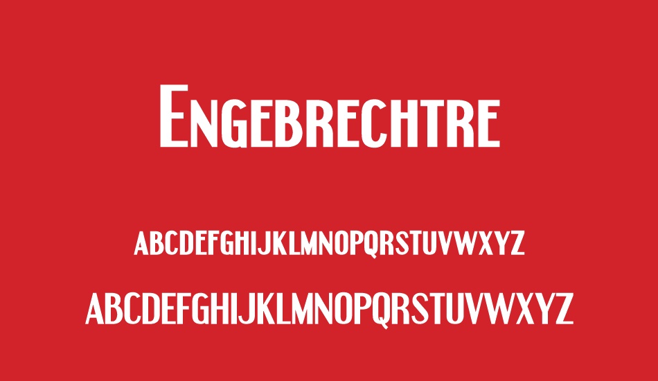 engebrechtre font