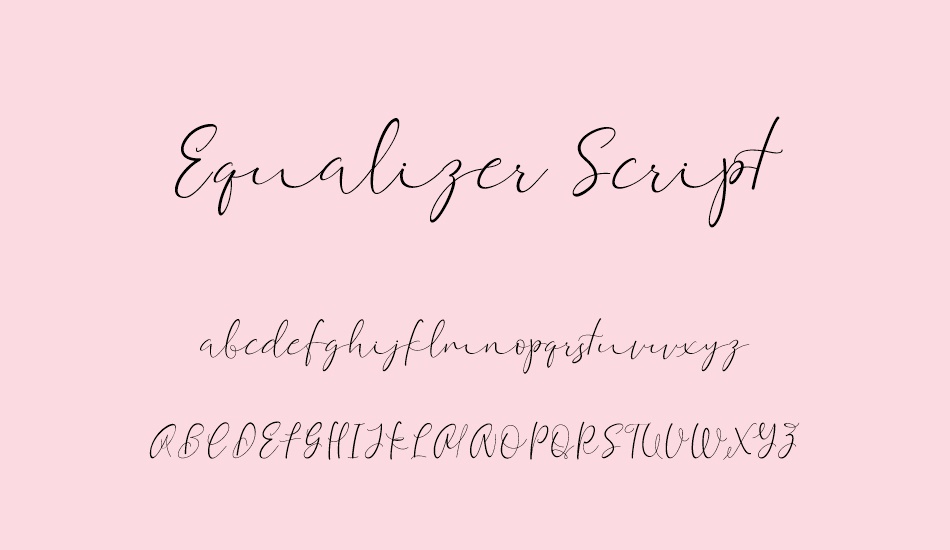 equalizer-script-demo font