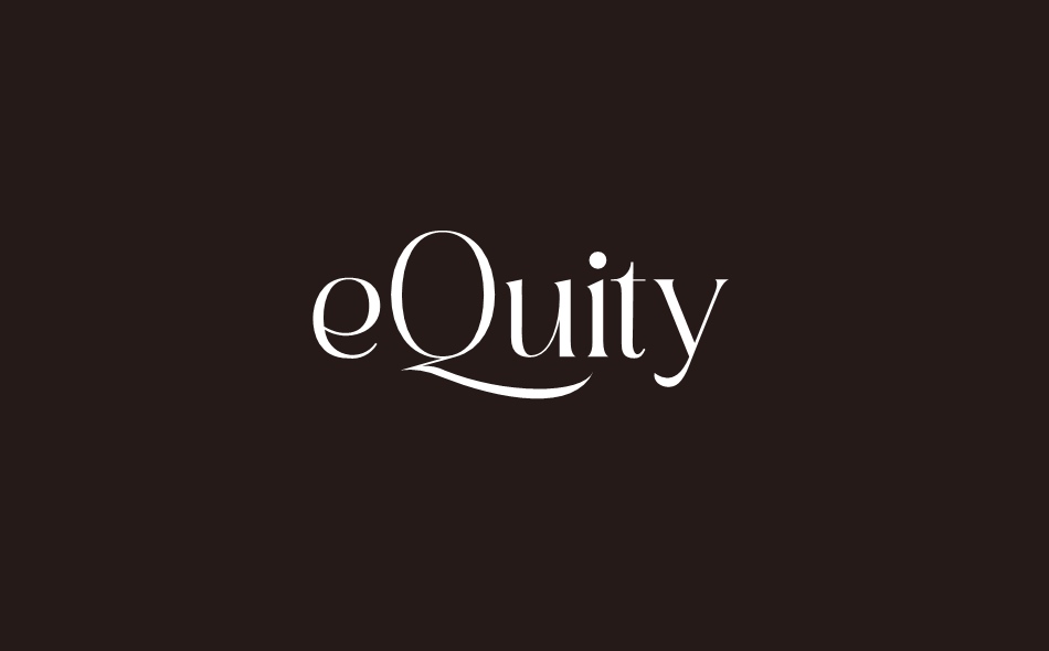 Equity font big