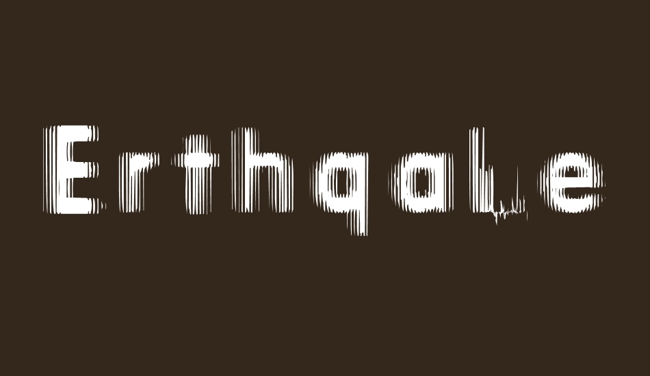erthqake font big