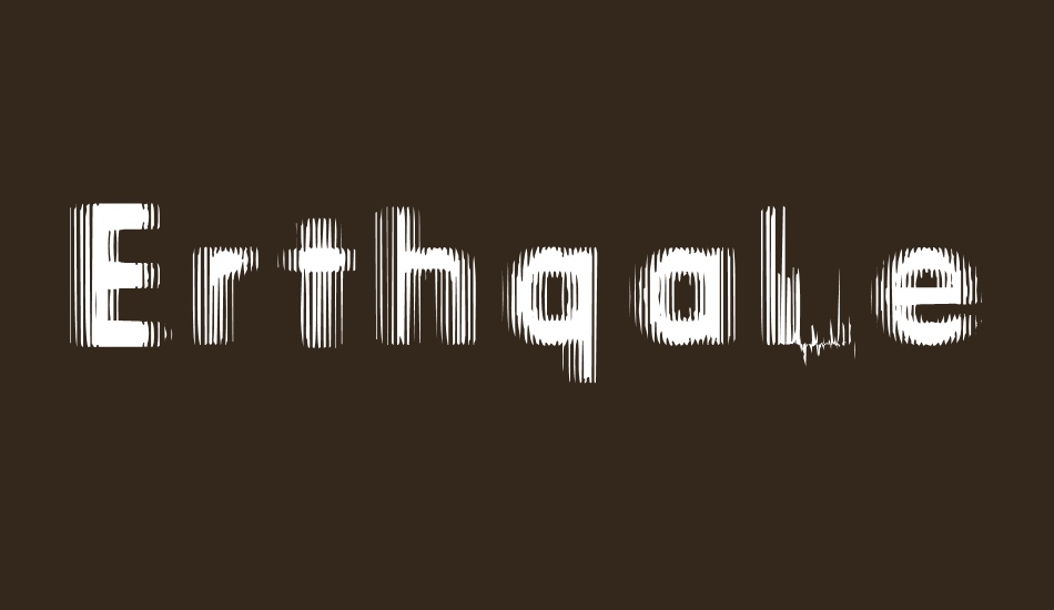 erthqake font big