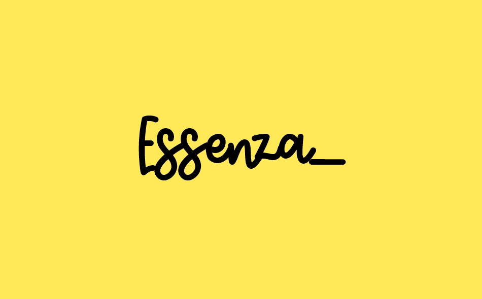 Essenza font big