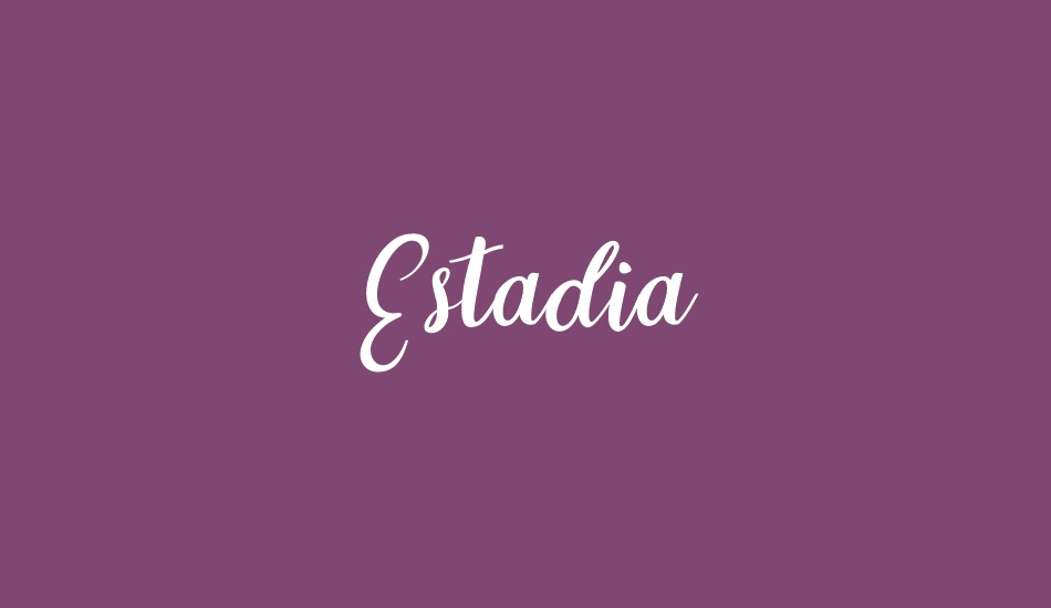 estadia font big