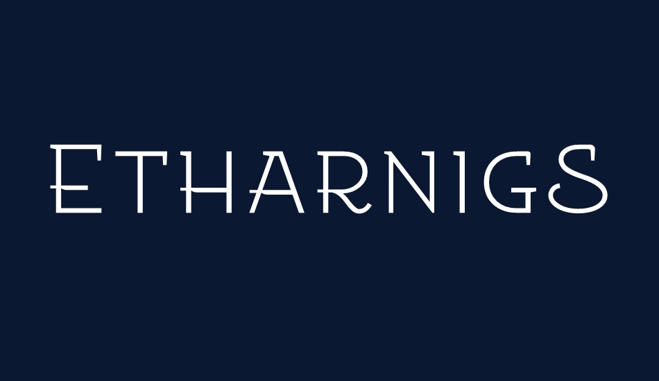 etharnigsc font big