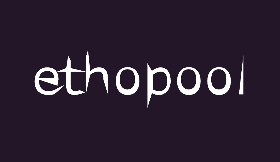 ethopool font big