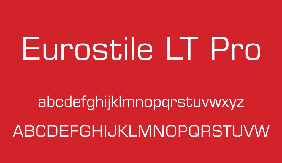 eurostile-lt-pro-unicode font
