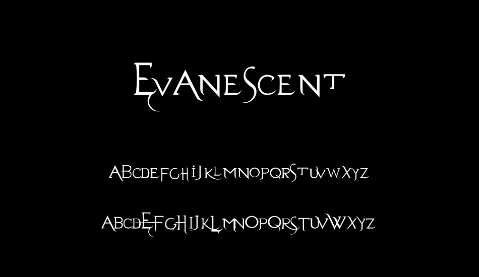 evanescent font