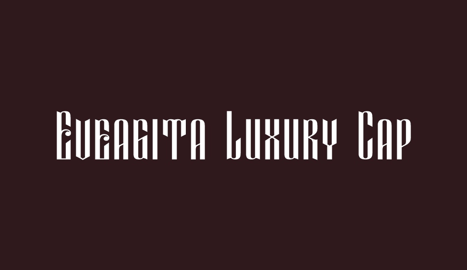 eveagita-luxury-cap font big